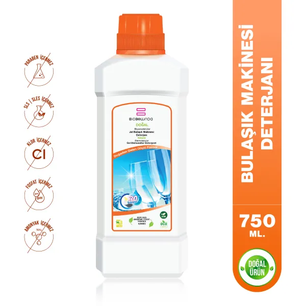 BİOBELLİNDA BİYOMOLEKÜLER JEL BULAŞIK MAKİNESİ DETERJANI 750 ML