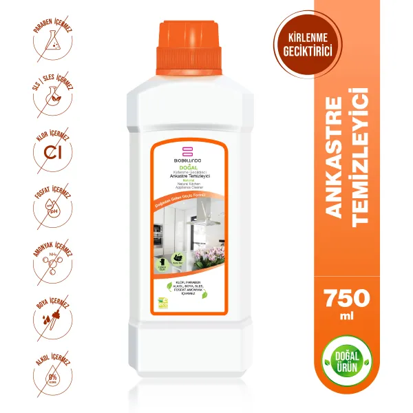 BİOBELLİNDA ANKASTRE TEMİZLEYİCİSİ KİRLENME GECİKTRİCİ 750 ML