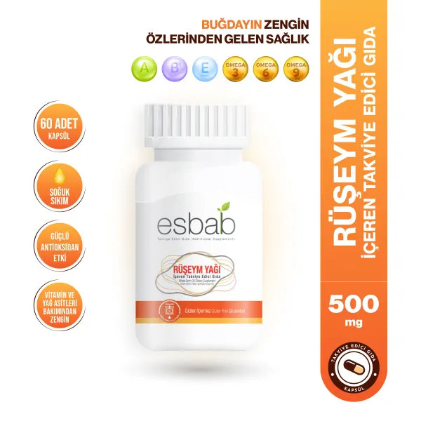 ESBAB RUŞEYM YAĞI-60 KAPSÜL