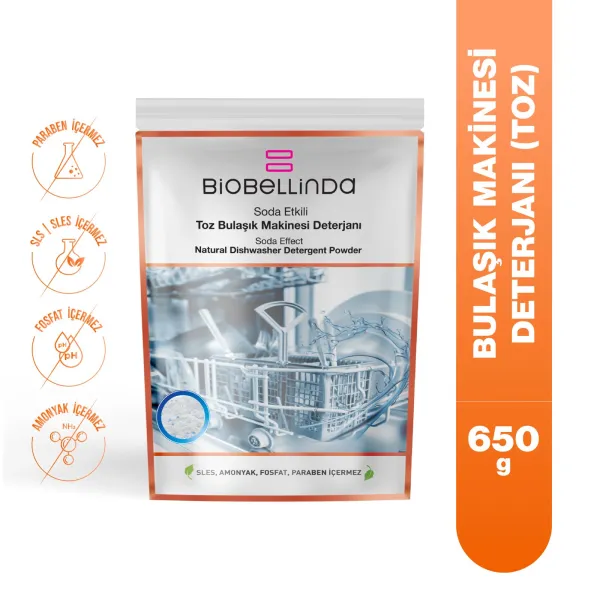 BİOBELLİNDA TOZ BULAŞIK MAKİNESİ DETERJANI 650 G