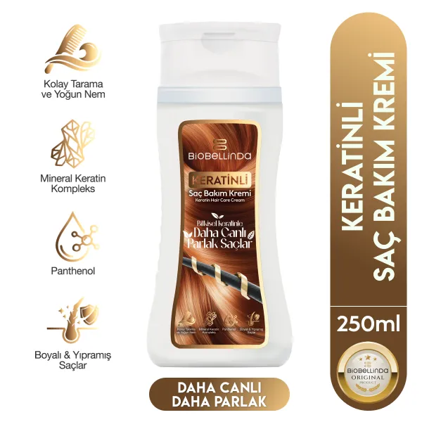 BİOBELLİNDA KERATİNLİ SAÇ BAKIM KREMİ 250 G